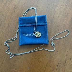 Waxing Poetic Rolo Chain with Anchor Charm